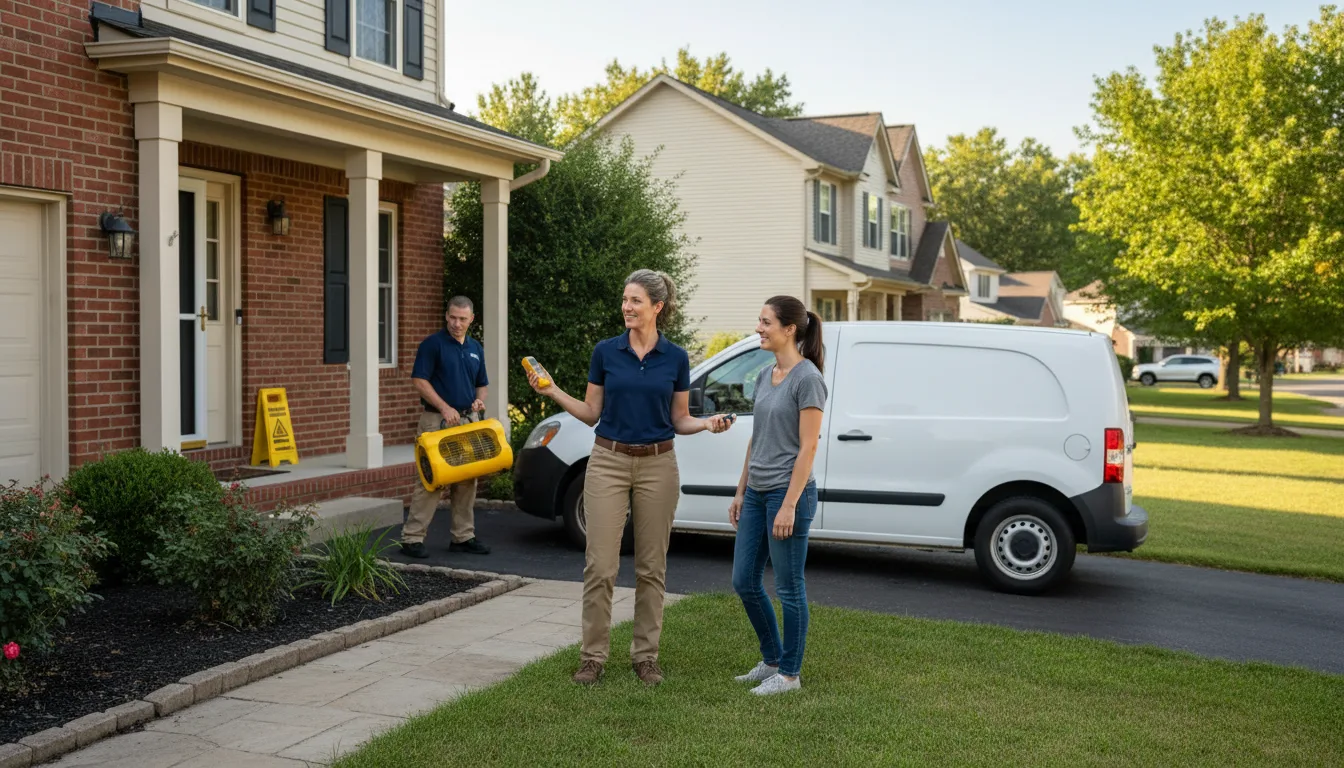 Water restoration image for Home Water Damage Repair in Point, TX